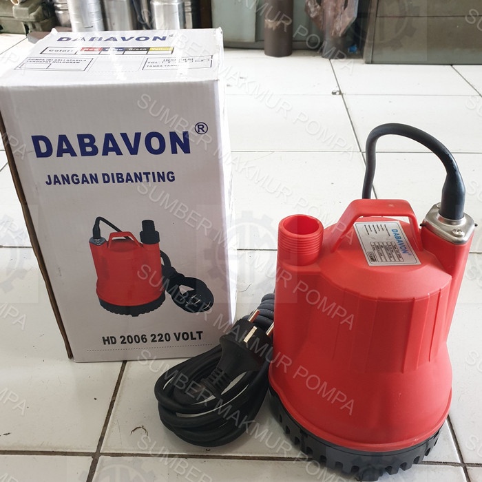 ✅New Ori Pompa Celup Air Bersih 100 Watt Dabavon Hd-2006 Limited