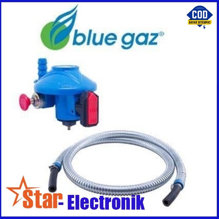 ✅Ready Paket Hemat Regulator  Selang Blue Gas Gaz Lpg Sni Berkualitas