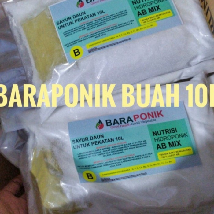 ✅Ready Nutrisi Ab Mix 10L Buah Hidroponik  Baraponik Limited