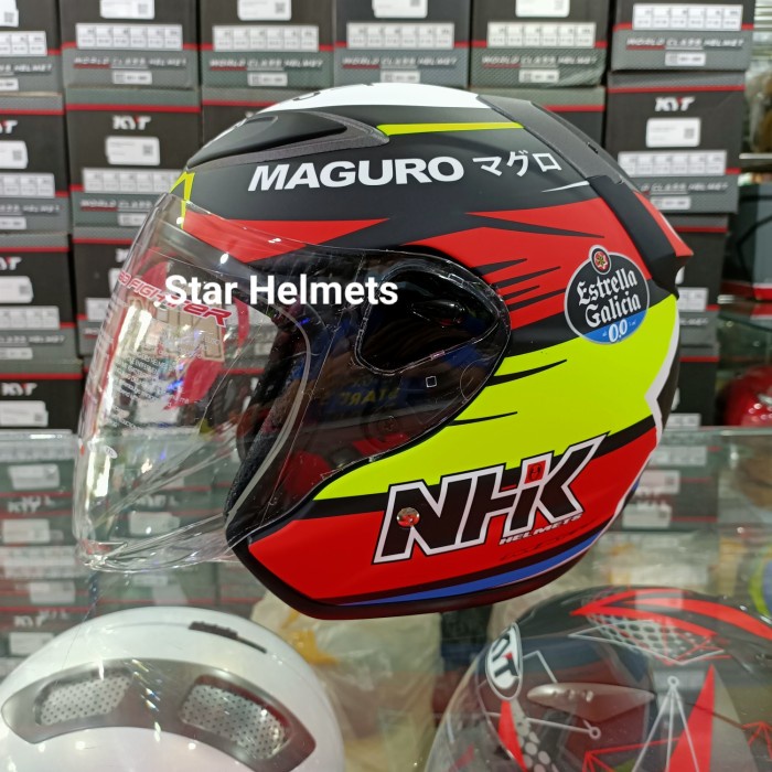 ✅Sale Helm Nhk R6 Se Gp Racing Sergio / Black Doff Terbaru