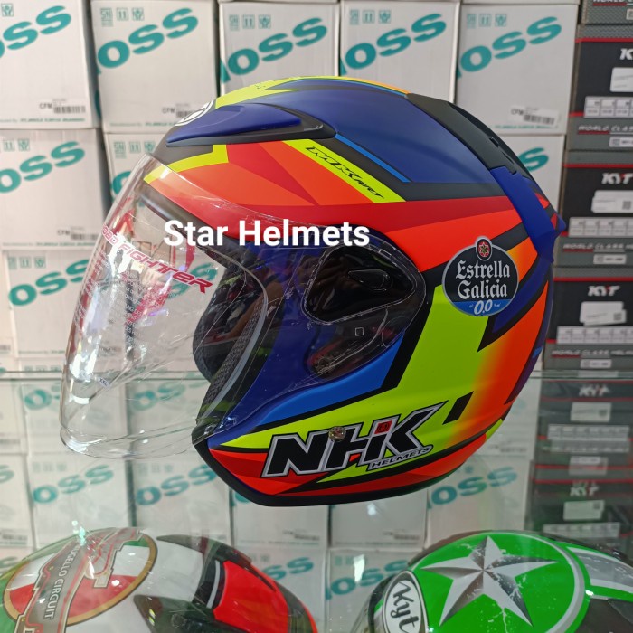 ✅Sale Helm Nhk R6 Se Gp Racing Ryusei / Dark Blue Doff Berkualitas