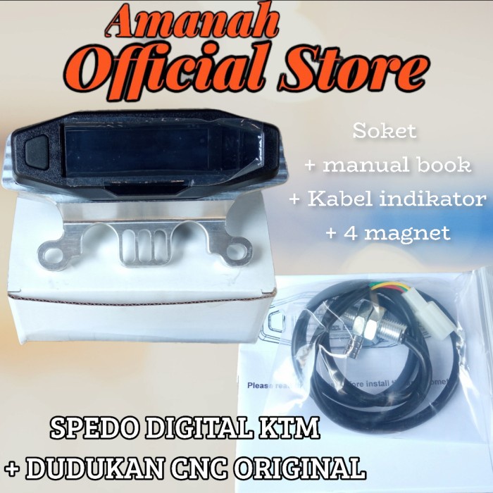 ✅Termurah Speedometer Digital Rpm Bensin Spido Bulat Cb100 Rx King Japstyle Caf Terbaru