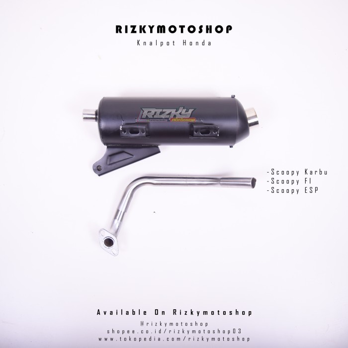 ✨Baru Knalpot Scoopy Copy Cms - Knalpot Scoopy Karbu Scoopy Fi Scopy Esp Cms Diskon