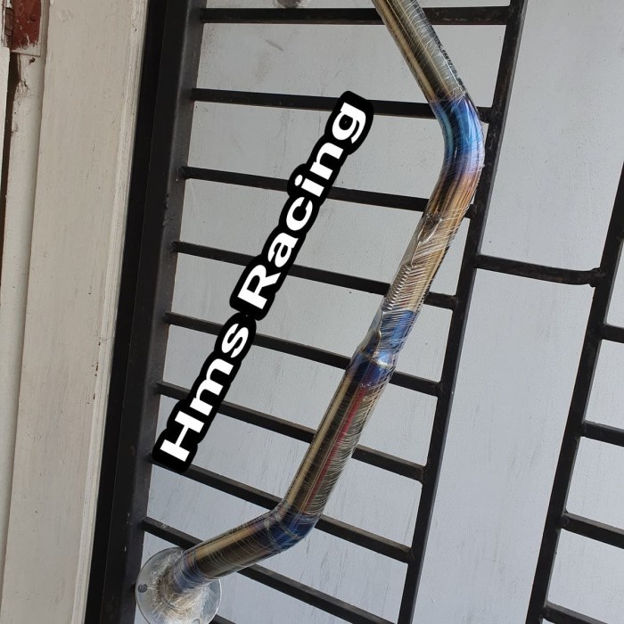 ✨Baru Leher Knalpot Satria Fu Pelangi Blue Thailand Terbatas