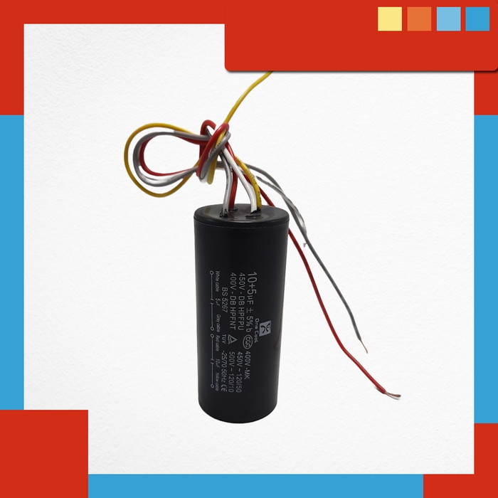 Kapasitor Dinamo Mesin Cuci Sharp Super Aquamagic Es-T85Cr T85 Cr Best