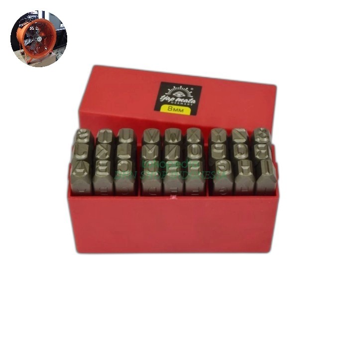 

✨Ready Huruf Ketok 8Mm Stamp Punch Letter Tjap Mata 8 Mm Terbaru