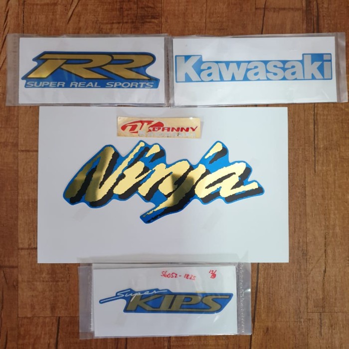 

✨Ready Stiker Set Ninja Rr Old Biru Muda Zx 150 Original Diskon