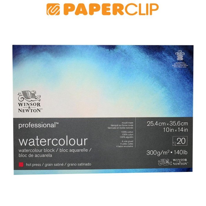 

✨Ready Paper Watercolor Block Winsor Newton Professional Hot Press 6664007 Berkualitas