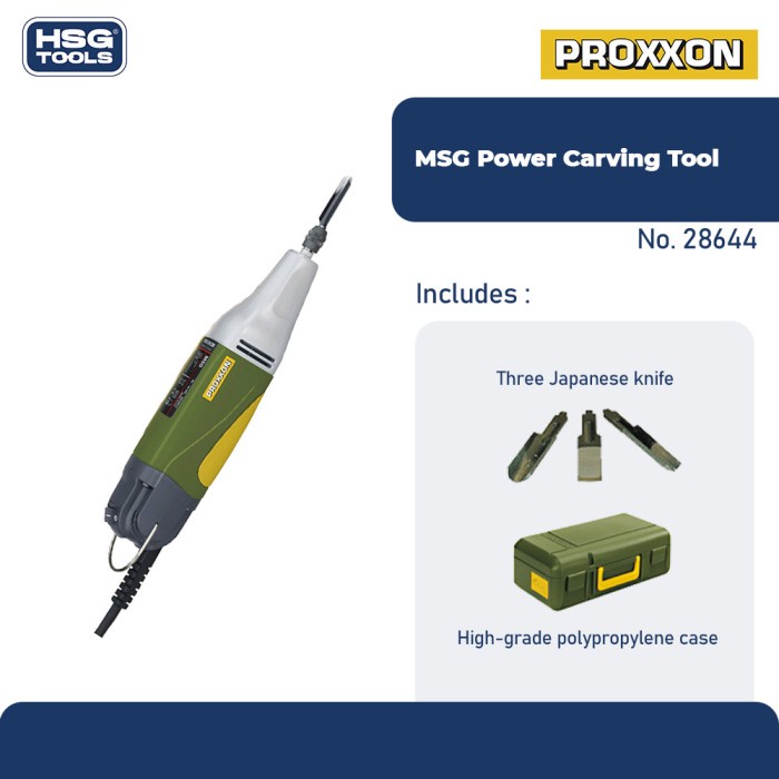 ✨Sale Proxxon 28644 Mesin Pahat Ukir Kayu Elektrik Msg Power Carving Tool Berkualitas