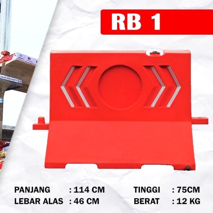 

✨Ready Road Barrier Cool Monkey Rb1 Original / Pembatas Jalan Berkualitas Berkualitas