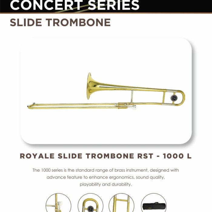 

✨Ready Slide Trombone Royale Rst 1000L Diskon