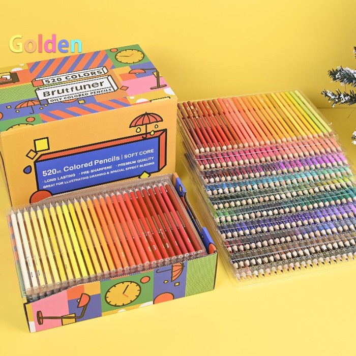 

✨Ready Limited Edition Brutfuner 520 Colored Pencils Professional Set Terbatas