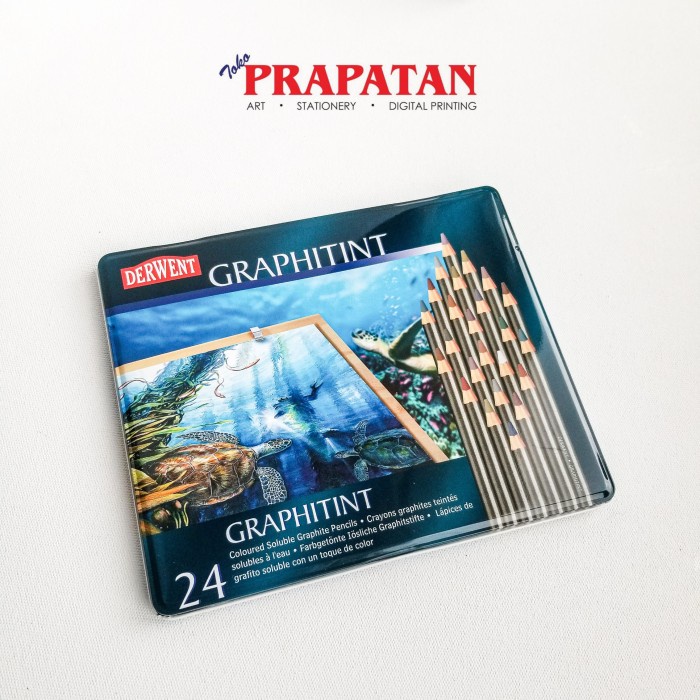 

✨Ready Pensil Warna Derwent Graphitint 24 Colour / Coloured Soluble Graphite Terbatas