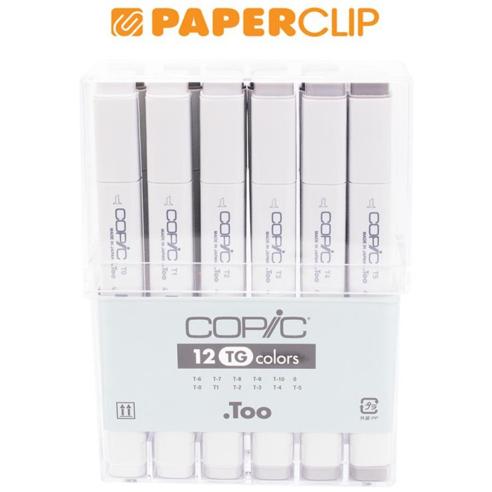 

✨Ready Spidol Copic Classic Set Cmk-12 Toner Grey Berkualitas