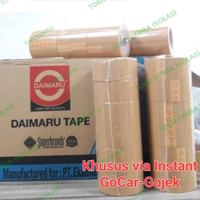 

✨Sale Opp Daimaru Tape. Size 48Mm X 90 Yard Coklat/Tan Terbaru