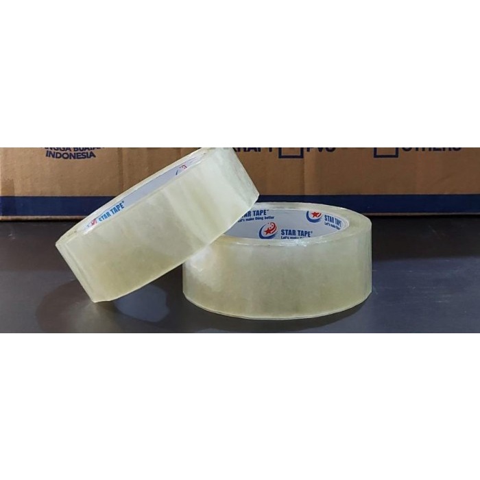 

✨Sale Lakban Bening Selotip Isolasi Tape 36Mm X 100Yard 1.5Inci Karton Berkualitas