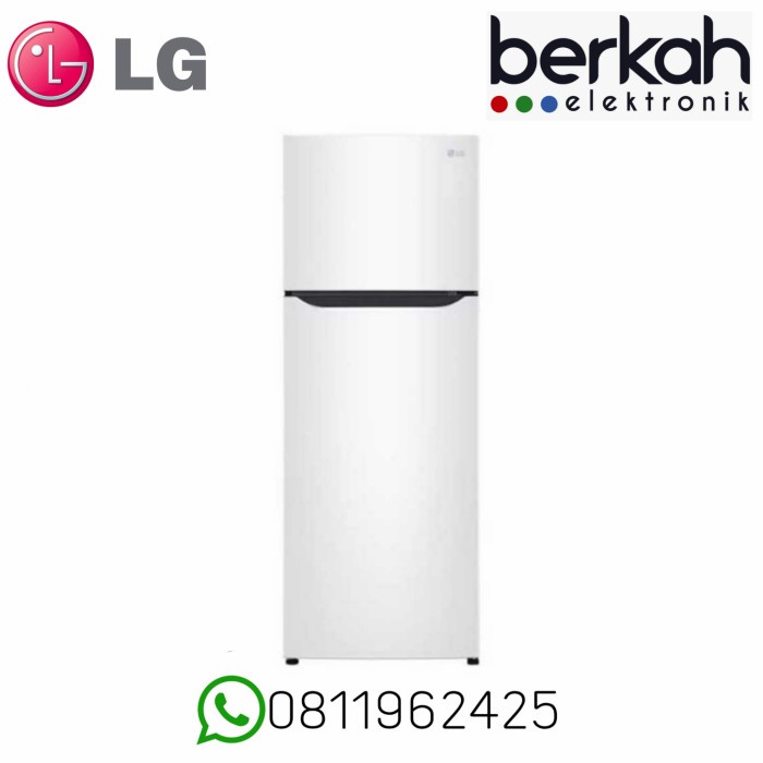 ✨Ready Lg Kulkas 2 Pintu 202L Inverter - Gnb185Sqwh Terbaru
