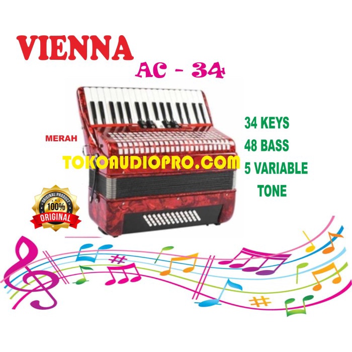 ✨New Accordion Vienna Akordion Vienna Diskon