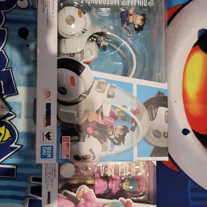 ✨Baru Shf Dragon Ball Kid Son Goku Motorcycle  Bulma Limited