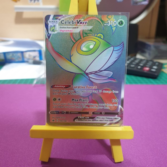 ✅Termurah Pokemon Tcg English - Celebi Vmax Hr Diskon