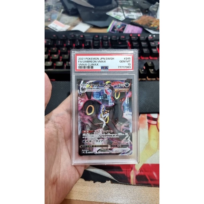 ✅Termurah 2021 Pokemon Jpn. Swsh Vmax Climax #245 Fa Umbreon Vmax Psa 10 Gem Min Terbaru