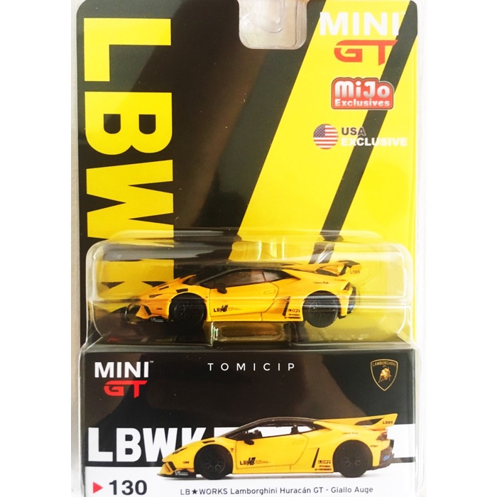 ✅Termurah Mini Gt Lamborghini Lbwk Huracan Gt - Giallo Auge Yellow Diskon