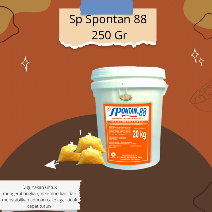 

#####] SPONTAN 88 SP 250 GR (EMULSIFER)