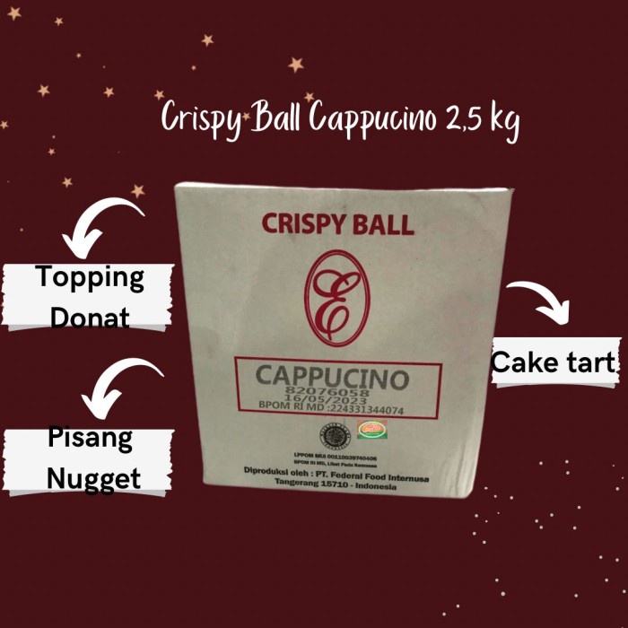 

Open DS] CRISPY BALL CAPPUCINO 2.5 KG
