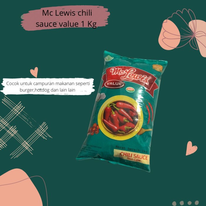 

@#@#@#] MC LEWIS CHILI SAUCE 1 KG