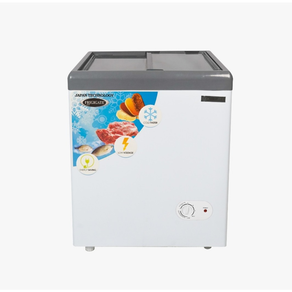 [Best Seller] Chest Freezer Frigigate Cf-120Sdf 100Liter Sliding Door Frozen Food Box Freezer
