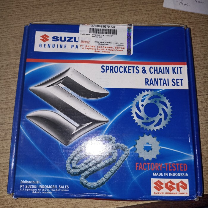 ✨COD Gear Set Satria Fu 150 2015 2014 Diskon