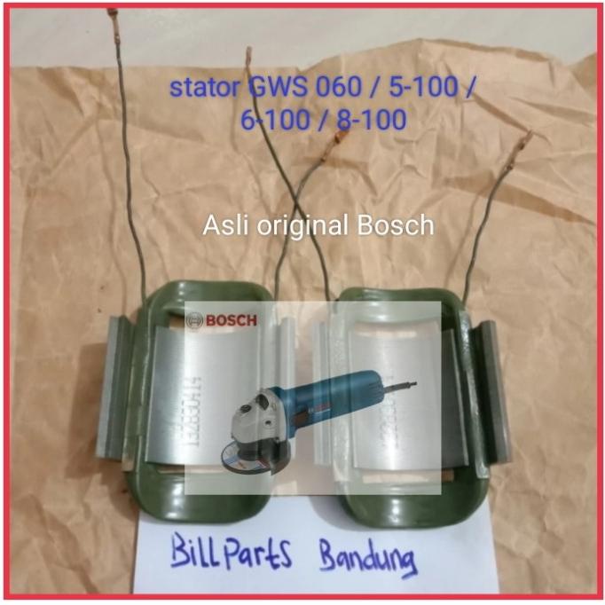 langsung order saja] stator GWS060 rumah armature GWS 060 / 8-100 gerinda Bosch Original