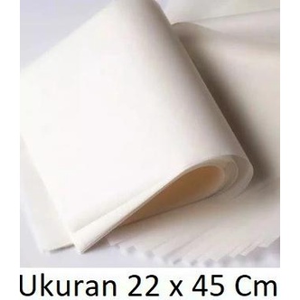 ><><><] 22X45 Kertas Roti Packing Dus Bungkus Kue Hijab Kado Hampers Baking