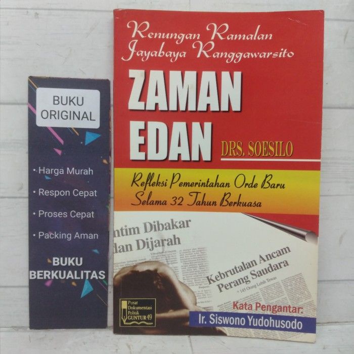 Renungan Ramalan Jayabaya Ranggawarsito Zaman Edan Drs. Soesilo Buku