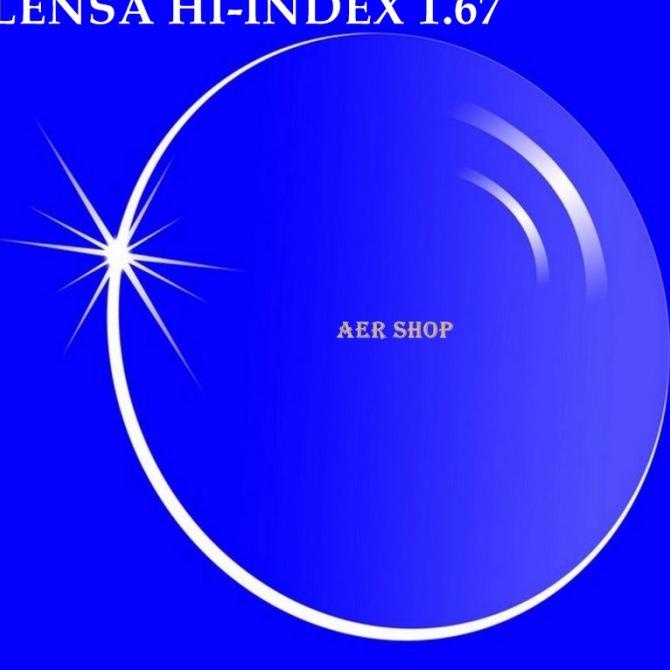 lensa minus / lensa tipis / lensa minus HI-INDEX 1.67 / lensa 1.67