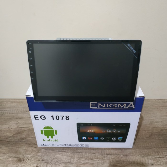 ✅Ori Head Unit Android Enigma Eg1078 - Double Din Android 10 Inch - Up Down Limited