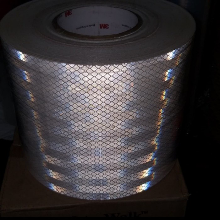 ✅Ori 3M Sticker-Stiker-Scothlite-Scotlite Reflector Egp 72Mm X 45M-Kuning Diskon