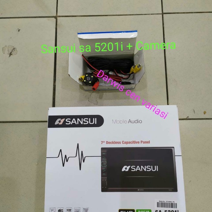 ✅New Ori Double Din Doubledin Sansui Sa 5201I  Camera Mobil Avanza Xenia Berkualitas