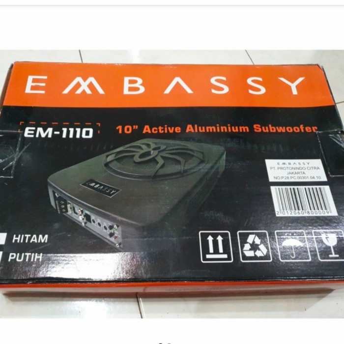 ✅New Ori Subwoofer Kolong Embassy Termasuk Power Ampli Diskon