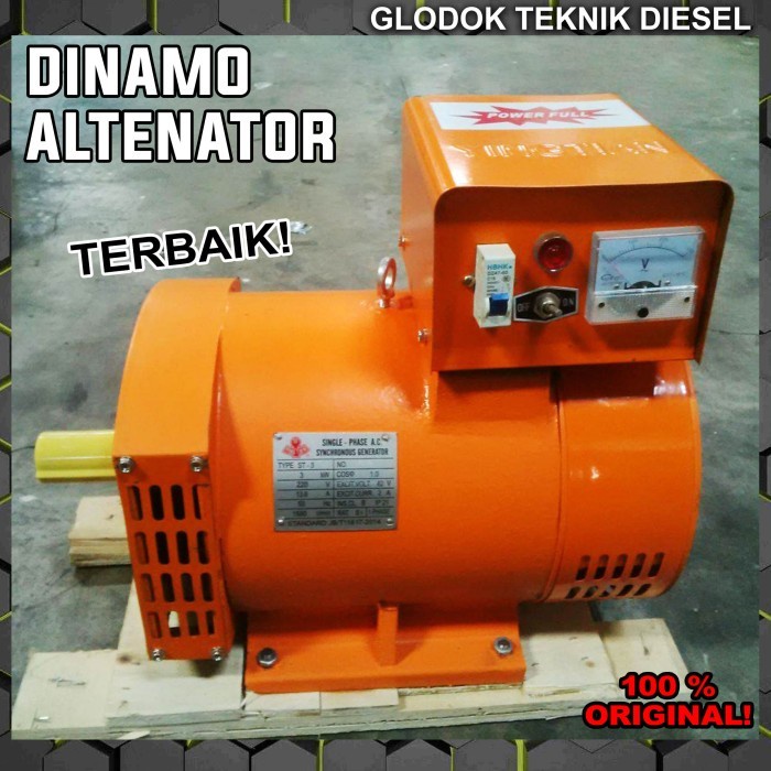 [Original] Dinamo Alternator Pembangkit Listrik St 5 Kw Altenator Ori Terbaik Diskon