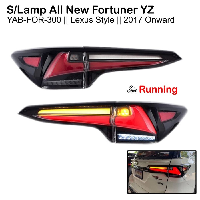 [Original] Stoplamp - Fortuner Vland Yz Vrz - Srz 2016-On-Clear-Light Bar Lexus Berkualitas