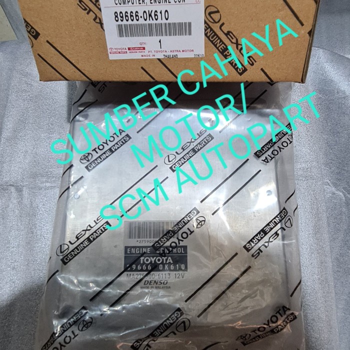 [Original] Ecu Fortuner Vnt 89666-0K610 Limited