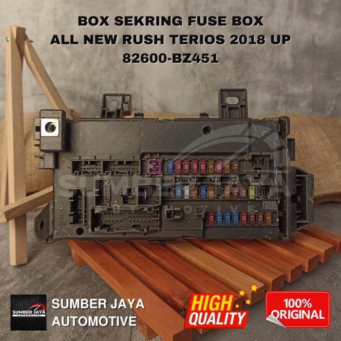 [Original] Box Sekring Fuse Box All New Rush Terios 2018 Up 82600-Bz451 Original Diskon
