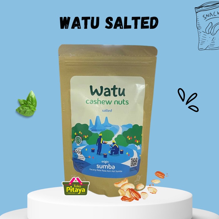 

Produk Unggulan] Watu Cashew Nuts Salted Kacang Mete Asli Sumba 100 gr