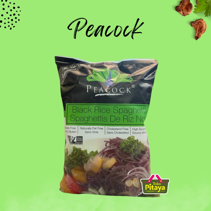 

langsung order saja] Peacock Black Rice Spaghetti Spaghetti Gluten Free 200 gr