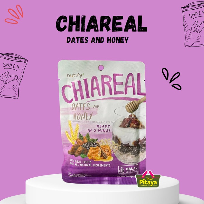 

$$$$] Dates and Honey Chiareal Overnight Oat Chia Pudding Nutify