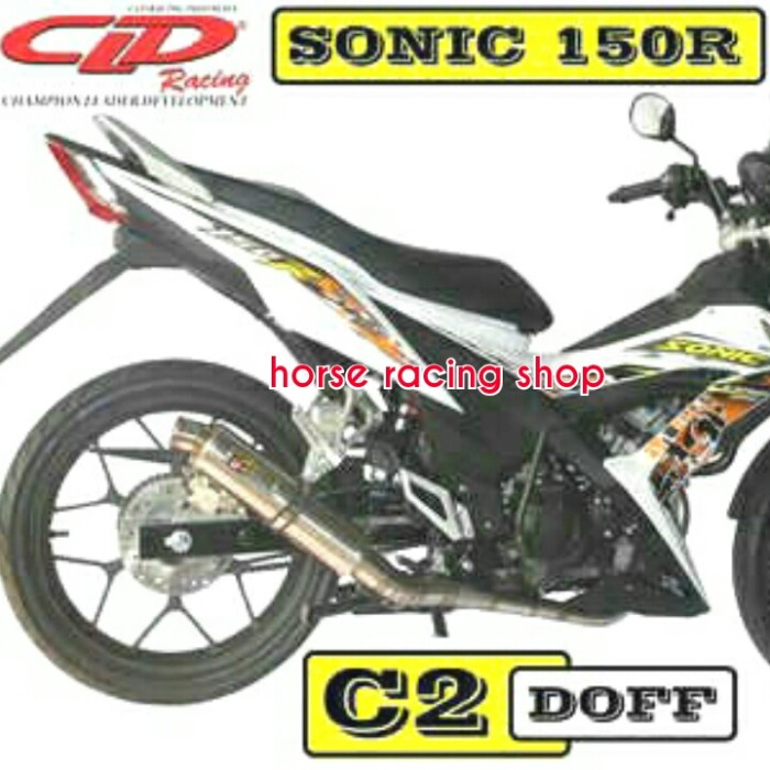[Original] Knalpot Racing Sonic 150 R C2 Doff Cld Racing Limited