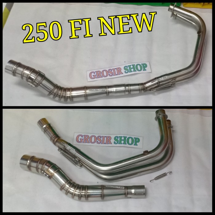 [Original] Header Knalpot Ninja 250 Fi New - Leher Knalpot Ninja 250 New Limited