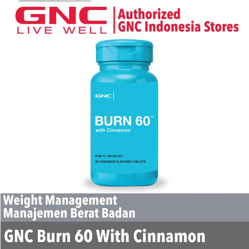 GNC BURN 60 WITH CINNAMON (965522) SUPLEMEN