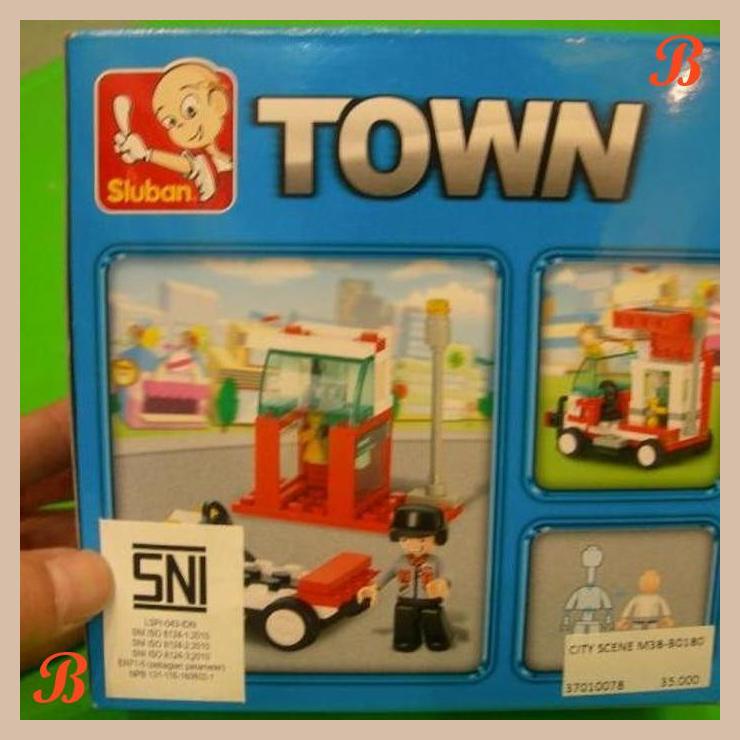 | anb | lego sluban m38-b0180 red car